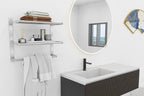BETHOM Towel Shelf for Bathroom Wall Mounted, 3-Tier Hotel Style Towel Rack - Image 4