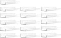 upsimples 16 Pack Acrylic Shelves by upsimples