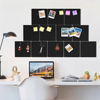 MaxGear Large Cork Board for Wall 48" x 36" Black Bulletin Board, 12 Pack Felt - Image 9