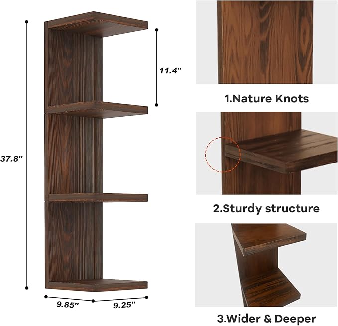 LitaEther Lack Wall Shelf, Display Floating Shelf - Image 3
