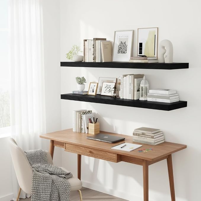 Vivelove 2 inch Thick Floating Shelves - Image 8