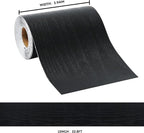 DESOMINOR 32FT Black Border Peel &Stick Black Wood Grain Wallpaper Border - Image 6