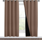 NICETOWN Living Room Completely Shaded Draperies, Privacy Protection & Noise by NICETOWN