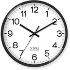 XFM Large Wall Clock Black Silent Wall Clocks Battery Operated 16 Inch Modern by XFMWallClock