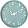 HZDHCLH 10 inch Small Wall Clock, Battery Operated, Mint Green, Modern Quartz by HZDHCLH