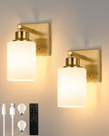 Rayogale Battery Operated Wall Sconce Set of 2, Easy Install Dimmable Cordless by Rayogale