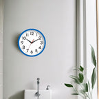 DAXSMY Wall Clock Small Analog 8 Inch Silent Non Ticking Battery Operated - Image 5