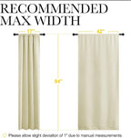 NICETOWN Blackout Curtains for Living Curtains, Window Treatment Thermal - Image 7