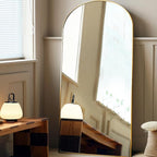 Floor Mirror, Oversized Full Length Arched Mirror, Large Standing or Wall - Image 3