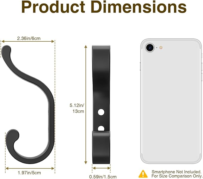 bussdis Coat Hanger Wall Mount 8-Pack - Image 6