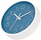 Foxtop Small 8 Inch Wall Clock Silent Non-Ticking Battery Operated Quartz Round - Image 7