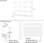 Wallniture Turin 60 inch x 8 in Wall Shelf - Image 3