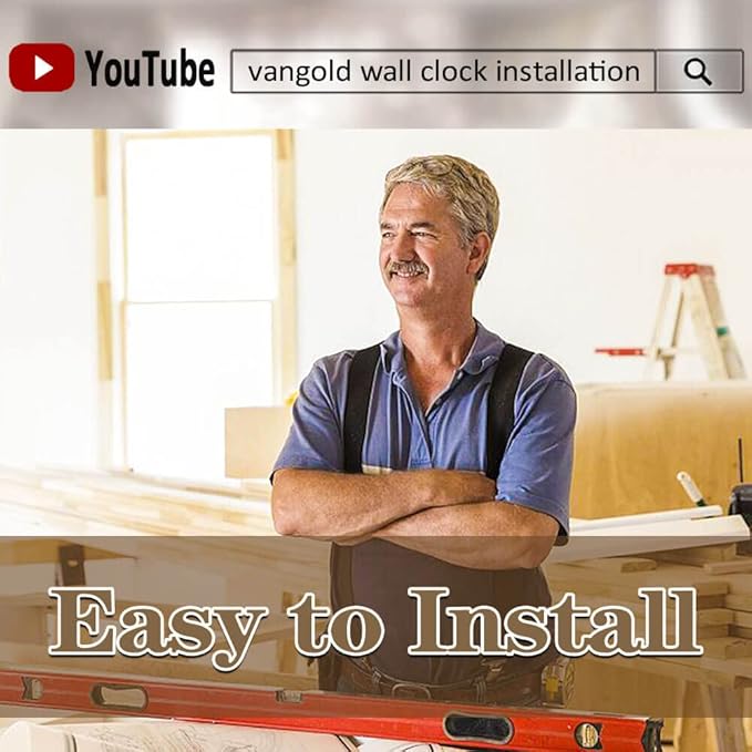 VANGOLD Wall Clock Oversized Wall Clock - Image 6