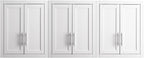 Crosley Furniture Savannah 3-Piece Wall Kitchen Storage Cabinet, Cabinets - Image 4