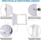 TICONN Access Panel for Drywall, 10 x 10 Inch ABS Plastic Wall Hole Cover - Image 3