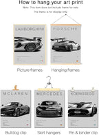 CSLGQGV Car Posters Vintage Racing Car Wall Art Supercar Canvas Prints Painting - Image 5