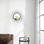Mirrors Wall Decor Iron Frame Round Art Wall Mirrors Home Decoration Hanging - Image 4