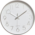jomparis Modern 12" Battery Operated Non-Ticking Silent Sweep Movement Wall by JOMPARIS