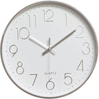 jomparis Modern 12" Battery Operated Non-Ticking Silent Sweep Movement Wall by JOMPARIS