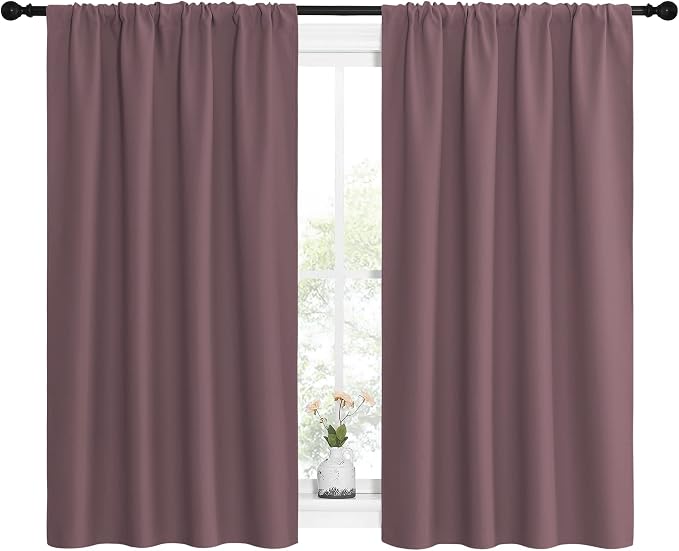 NICETOWN Kitchen Curtains, Short Blackout Curtains & Drapes, Home Decoration - Image 2