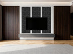 WoveN SounD Artisan Acoustic Wall Panels, 16 Pack 12x12 Inch, PVC Wood Grain - Image 9