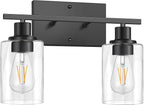ShineTech 2-Light Bathroom Vanity Light Fixtures, Modern Wall Lighting by ShineTech