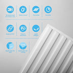Art3d 6-Pack Slat Design 3D Wall Panels - Image 7