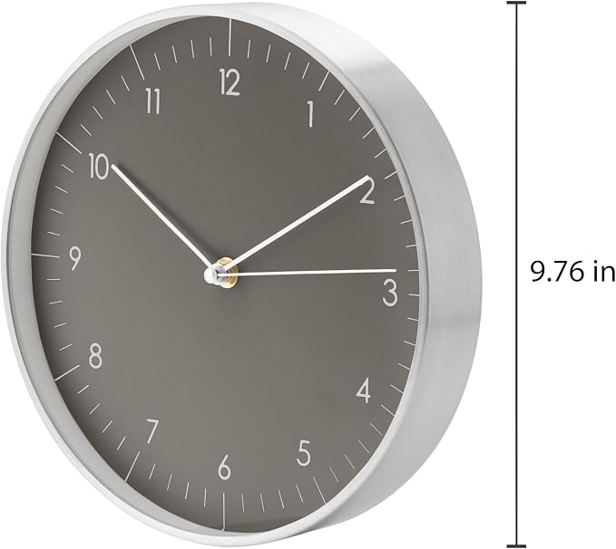 LUUK LIFESTYLE Wall Clock with Silent Movement, Minimalist Scandinavian Design - Image 3