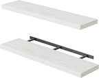 Fixwal Floating Shelves for Wall, Bathroom and Kitchen, for Storage, Room Decor by Fixwal