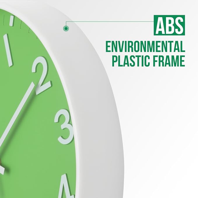 Wall Clock Modern Simple Quartz Decorative Clock Non-Ticking Silent Battery - Image 4