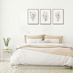 KISSFOX Framed Wildflower Wall Art Floral Canvas Wall Art Flower Pictures Wall - Image 8