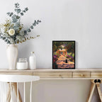Hamduker Garden Black Cat Wall Art Pictures Funny Preppy Cat Wall Art Decor - Image 4