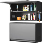 Garage Wall Cabinet, Floating Metal Wall Cabinet by Yoonkool