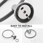 SetSail Towel Holder for Bathroom Wall Mounted Screw-in Towel Ring Stainless - Image 5