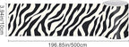 HOMETITUTE Wallpaper Border Peel and Stick Zebra Stripe Texture Decorative Wall - Image 3