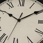 Foxtop 14 Inch Roman Numerals Wall Clock Battery Operated Silent Non-Ticking - Image 8