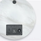 Minimalist LED Digital Wall Clock – USB Powered | Marble Style | 12/24 Hour - Image 6