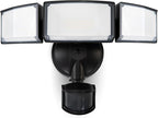 LUTEC 72W 7500LM LED Security Lights Motion Sensor Light Outdoor, 5000K Daylight by LUTEC