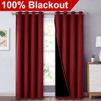 NICETOWN 100% Blackout Cold Blocking Curtains - Image 2