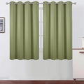 LEMOMO Sage Green Thermal Blackout Curtains/52 x 54 Inch/Set of 2 Panels Room by Lemomo