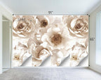 Floral wallpeper for Girls Bedroom Modern Flower Living Room wall Mural - Image 4