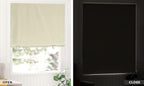 LazBlinds 100% Blackout Roller Shades, No Tools No Drill Cordless Blinds - Image 6