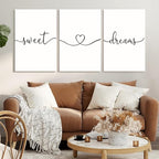 GUBIYU Sweet Dreams Wall Art Above Bed - Image 3