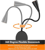 SANKEDOU Wall Mounted Reading Light, Bedside Headboard Lights - Image 5