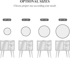 Itrue 24 Inch Round Wall Mirror, Brushed Black Metal Framed Circle Bathroom - Image 7