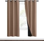 NICETOWN 100% Blackout Curtains Thermal, Noise Reduction and Privacy Curtains - Image 2
