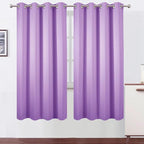 LEMOMO Blackout Curtains 66 x 72 Inch Long Lavender Curtains Set of 2 Panels by Lemomo