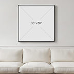 Framed Black Abstract Wall Art, Modern Canvas Prints Paintings Artwork - Image 3