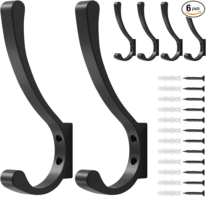 Coat Hanger Hooks Wall Mount by saffruff