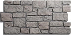 EverStone Cobblestone Faux Stone Panel, Morning Dove Color by EkenaMillwork